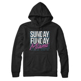Sunday Funday Miami Hoodie-Allegiant Goods Co. Vintage Sports Apparel