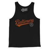Baltimore Vintage Script Men/Unisex Tank Top-Allegiant Goods Co. Vintage Sports Apparel
