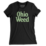 Ohio Weed Women's T-Shirt-Black-Allegiant Goods Co. Vintage Sports Apparel