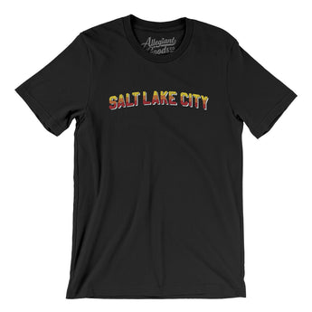 Salt Lake City Varsity Men/Unisex T-Shirt-Allegiant Goods Co. Vintage Sports Apparel