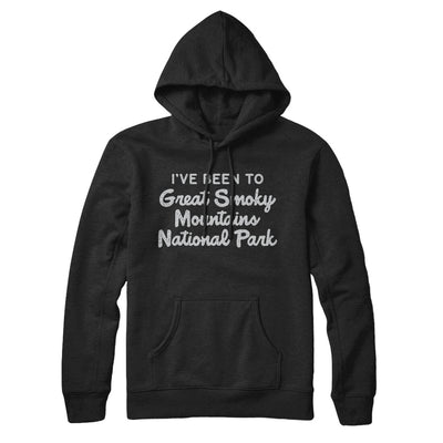 I've Been To Great Smoky Mountains National Park Hoodie-Black-Allegiant Goods Co. Vintage Sports Apparel
