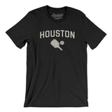Houston Pickleball Men/Unisex T-Shirt-Black-Allegiant Goods Co. Vintage Sports Apparel