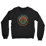 Ojai California Retro Badge Midweight French Terry Crewneck Sweatshirt-Allegiant Goods Co. Vintage Sports Apparel