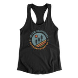 Julian California Retro Badge Women's Racerback Tank-Allegiant Goods Co. Vintage Sports Apparel