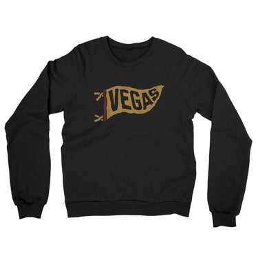 Vegas Pennant Midweight French Terry Crewneck Sweatshirt-Allegiant Goods Co. Vintage Sports Apparel