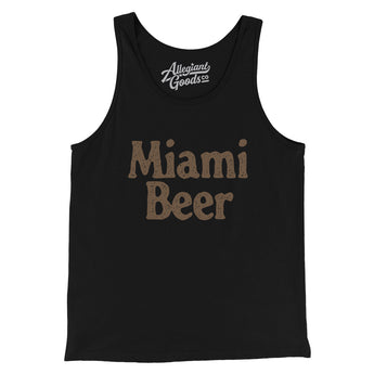 Miami Beer Men/Unisex Tank Top-Allegiant Goods Co. Vintage Sports Apparel