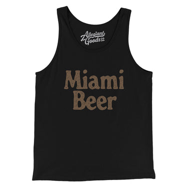 Miami Beer Men/Unisex Tank Top-Allegiant Goods Co. Vintage Sports Apparel