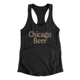 Chicago Beer Women's Racerback Tank-Allegiant Goods Co. Vintage Sports Apparel