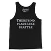 There's No Place Like Seattle Men/Unisex Tank Top-Black-Allegiant Goods Co. Vintage Sports Apparel