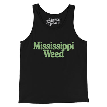 Mississippi Weed Men/Unisex Tank Top-Allegiant Goods Co. Vintage Sports Apparel