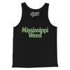 Mississippi Weed Men/Unisex Tank Top-Black-Allegiant Goods Co. Vintage Sports Apparel