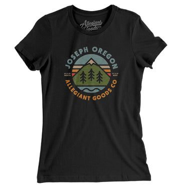 Joseph Oregon Retro Badge Women's T-Shirt-Allegiant Goods Co. Vintage Sports Apparel