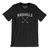 Nashville Golf Men/Unisex T-Shirt-Black-Allegiant Goods Co. Vintage Sports Apparel