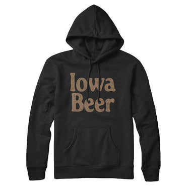 Iowa Beer Hoodie-Allegiant Goods Co. Vintage Sports Apparel