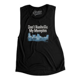 Don't Nashville My Memphis Women's Flowey Scoopneck Muscle Tank-Allegiant Goods Co. Vintage Sports Apparel