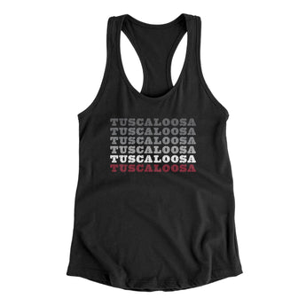 Tuscaloosa Repeat Women's Racerback Tank-Allegiant Goods Co. Vintage Sports Apparel