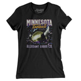 Minnesota Football Throwback Mascot Women's T-Shirt-Allegiant Goods Co. Vintage Sports Apparel
