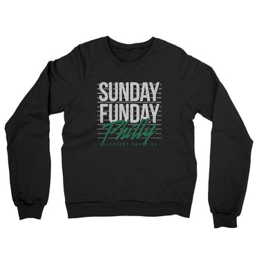 Sunday Funday Philly Midweight French Terry Crewneck Sweatshirt-Allegiant Goods Co. Vintage Sports Apparel