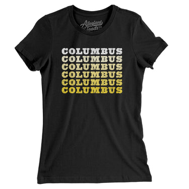 Columbus Repeat Women's T-Shirt-Allegiant Goods Co. Vintage Sports Apparel