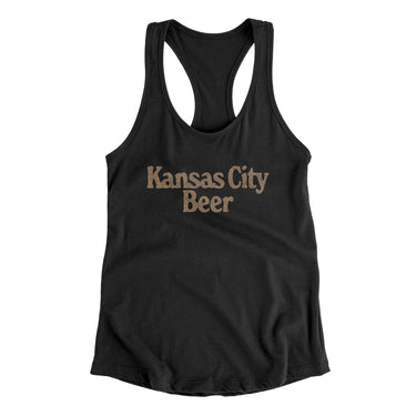 Kansas City Beer Women's Racerback Tank-Allegiant Goods Co. Vintage Sports Apparel