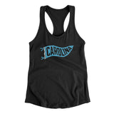 Carolina Pennant Women's Racerback Tank-Allegiant Goods Co. Vintage Sports Apparel