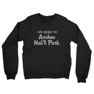 I've Been To Arches National Park Midweight French Terry Crewneck Sweatshirt-Allegiant Goods Co. Vintage Sports Apparel