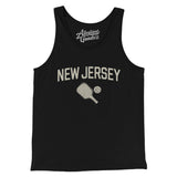 New Jersey Pickleball Men/Unisex Tank Top-Black-Allegiant Goods Co. Vintage Sports Apparel