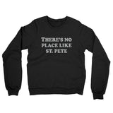 There's No Place Like St. Pete Midweight French Terry Crewneck Sweatshirt-Allegiant Goods Co. Vintage Sports Apparel