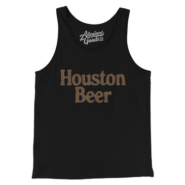 Houston Beer Men/Unisex Tank Top-Allegiant Goods Co. Vintage Sports Apparel