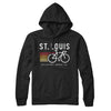 St. Louis Cycling Hoodie-Black-Allegiant Goods Co. Vintage Sports Apparel