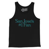 San Jose's Number 1 Fan Men/Unisex Tank Top-Allegiant Goods Co. Vintage Sports Apparel