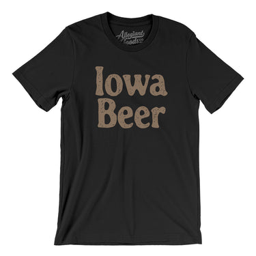 Iowa Beer Men/Unisex T-Shirt-Allegiant Goods Co. Vintage Sports Apparel