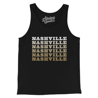 Nashville Repeat Men/Unisex Tank Top-Allegiant Goods Co. Vintage Sports Apparel