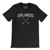 Orlando Golf Men/Unisex T-Shirt-Black-Allegiant Goods Co. Vintage Sports Apparel