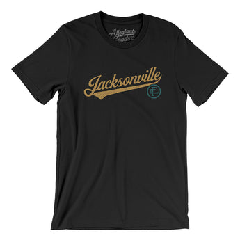 Jacksonville Vintage Script Men/Unisex T-Shirt-Allegiant Goods Co. Vintage Sports Apparel