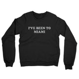 I've Been To Miami Midweight French Terry Crewneck Sweatshirt-Allegiant Goods Co. Vintage Sports Apparel