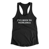 I've Been To Nebraska Women's Racerback Tank-Allegiant Goods Co. Vintage Sports Apparel