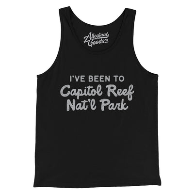I've Been To Capitol Reef National Park Men/Unisex Tank Top-Black-Allegiant Goods Co. Vintage Sports Apparel