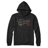 Tampa Vintage Script Hoodie-Allegiant Goods Co. Vintage Sports Apparel