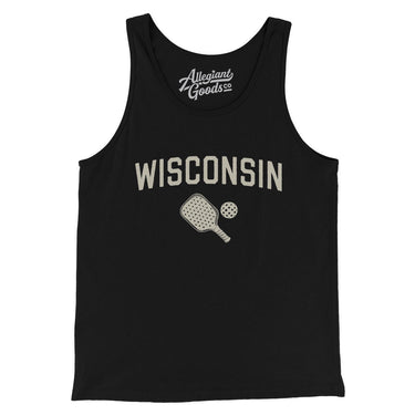 Wisconsin Pickleball in Black Color