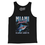 Miami Baseball Throwback Mascot Men/Unisex Tank Top-Allegiant Goods Co. Vintage Sports Apparel