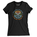 Estes Park Colorado Retro Badge Women's T-Shirt-Black-Allegiant Goods Co. Vintage Sports Apparel