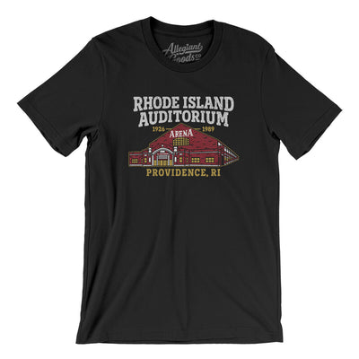Rhode Island Auditorium Men/Unisex T-Shirt-Black-Allegiant Goods Co. Vintage Sports Apparel
