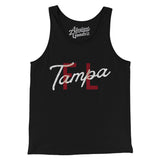 Tampa Fl Overprinted Men/Unisex Tank Top-Allegiant Goods Co. Vintage Sports Apparel