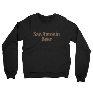 San Antonio Beer Midweight French Terry Crewneck Sweatshirt-Allegiant Goods Co. Vintage Sports Apparel