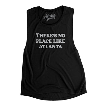 There's No Place Like Atlanta Women's Flowey Scoopneck Muscle Tank-Allegiant Goods Co. Vintage Sports Apparel