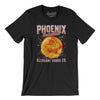 Phoenix Basketball Throwback Mascot Men/Unisex T-Shirt-Black-Allegiant Goods Co. Vintage Sports Apparel