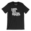 Louisiana State Shape Text Men/Unisex T-Shirt-Black-Allegiant Goods Co. Vintage Sports Apparel