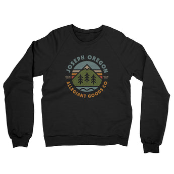 Joseph Oregon Retro Badge Midweight French Terry Crewneck Sweatshirt-Allegiant Goods Co. Vintage Sports Apparel