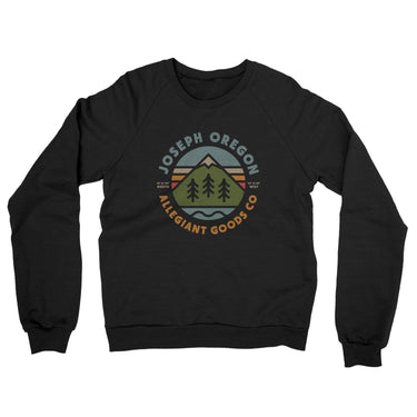 Joseph Oregon Retro Badge Midweight French Terry Crewneck Sweatshirt-Allegiant Goods Co. Vintage Sports Apparel